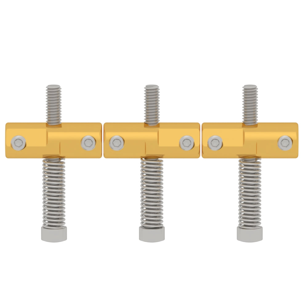 Tilt-Compensated Brass Saddles For Vintage Fender Telecaster/Tele® Guitar - 6-Piece Set, Made In Korea 1 thumbnail image