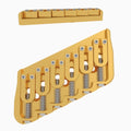 6 String Multi-Scale Fixed Guitar Bridge