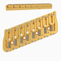 8 String Multi-Scale Fixed Guitar Bridge