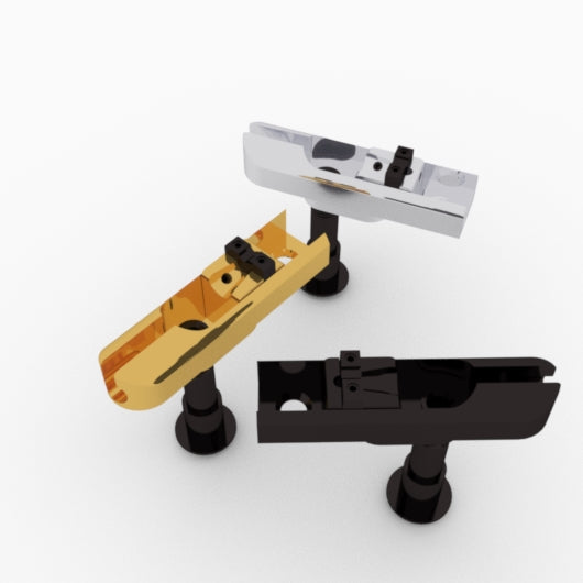 Triple Lock Down Single String Bass Bridge