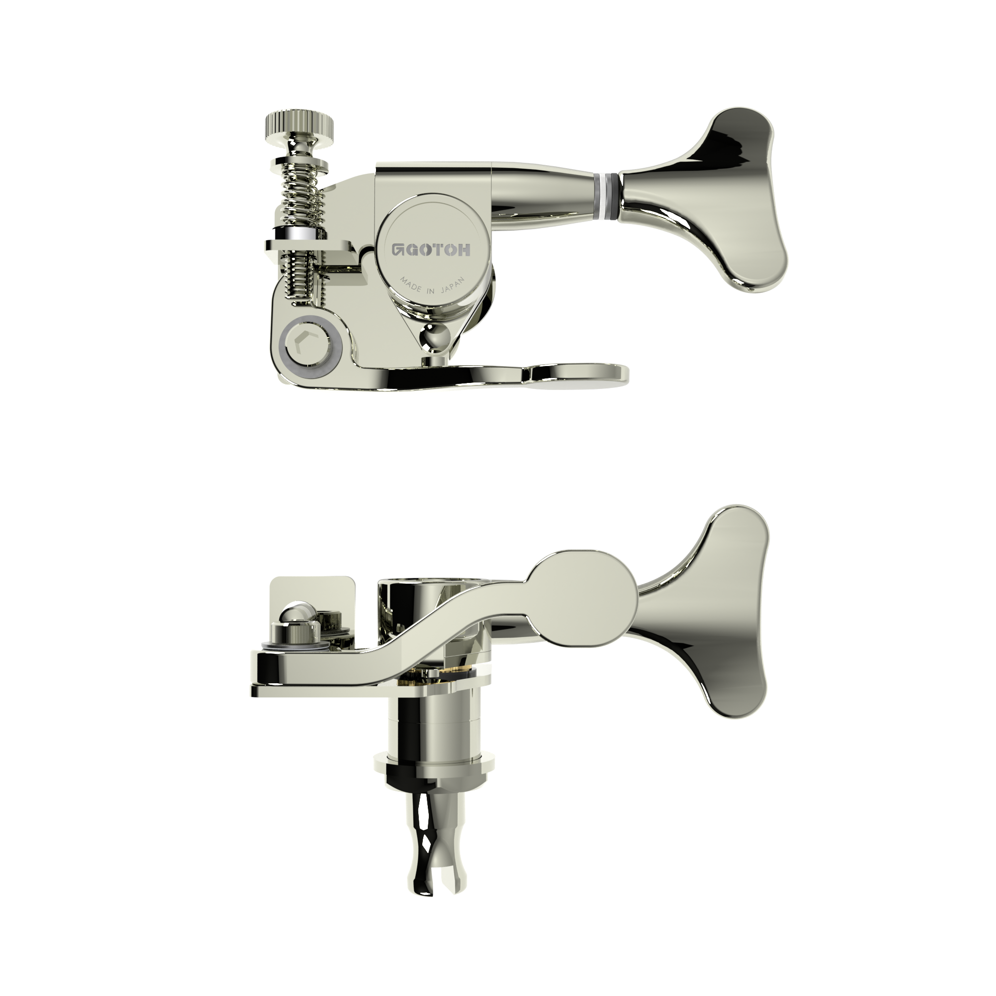 ベース HIPSHOT D-Tuner GOTOH GB-7 Type Chrome GB7 Bass Xtender™