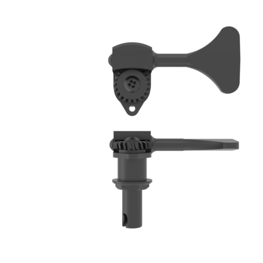 Ultralite® 4-String Bass Tuner Set, 3/8" Post, Black