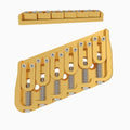 6 String Multi-Scale Fixed Guitar Bridge