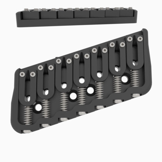 7 String Multi-Scale Fixed Guitar Bridge