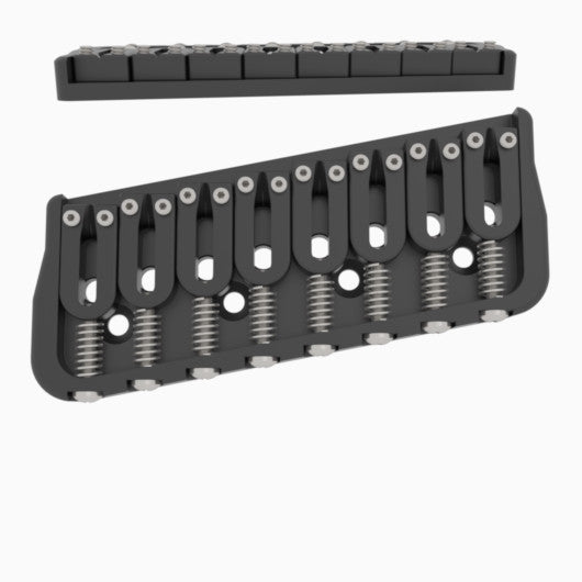 8 String Multi-Scale Fixed Guitar Bridge
